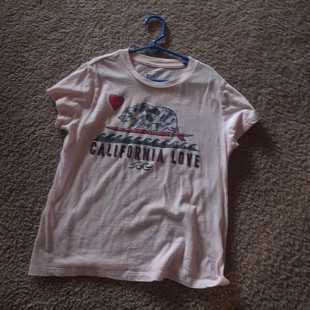 Light pink see-through California Love shirt.